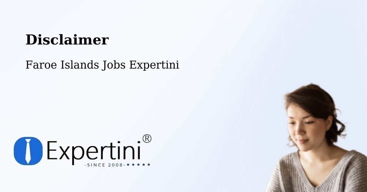 Disclaimer – Rituvík - Faroe Islands Jobs Expertini